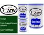 Preview: Dodge, Dark Forest Green Metallic, GG7 / DT7965: 500ml Lackdose + 500ml Klarlack + 250ml Härter - Set, von ATW Autoteile West.